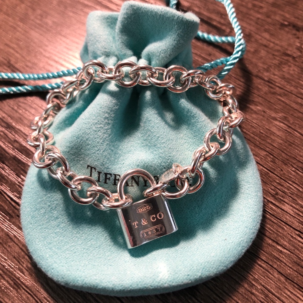 Tiffany & Co 1837 Padlock Charm Bracelet